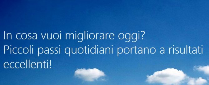 Piccoli passi quotidiani